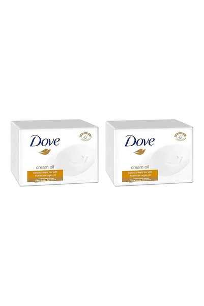 Dove Διπλή συσκευασία Σαπούνι-κρέμα Θρεπτικό Μαροκινό Έλαιο Αργκάν, 90 γρ.