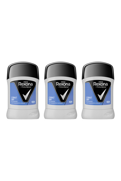 Rexona 3x PACK Antiperspirant Men Cobalt Dry, 50 ml