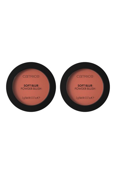 Catrice Pachet de 2 farduri de obraz pudră Soft Blur # 030 – Zahăr cu scorțiș...