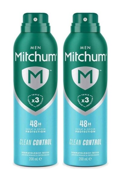 Mitchum PACHET 2x BĂRBAȚI Triple Odor Defense Deodorant și antiperspirant cu ...