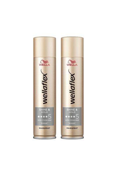 Wella Pachet 2x Fixativ pentru păr Wellaflex, Strălucire și Fixare, Fixare 5/...