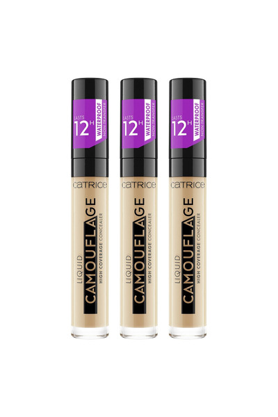 Catrice 3x PACK Corector Liquid Camouflage High Coverage Concealer 048, 5 ml