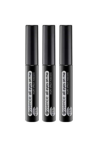 Essence 3x PACK Mascara all eyes on me multi-effect mascara 01, 8 ml