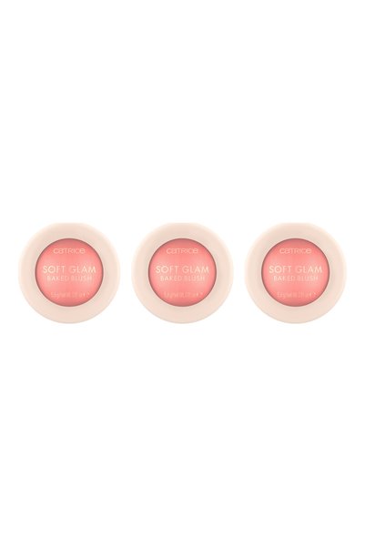 Catrice 3x ΠΑΚΕΤΟ Ψημένο ρουζ ματιών, 010 On Cloud Pink, Soft Glam Ψημένο Ρου...