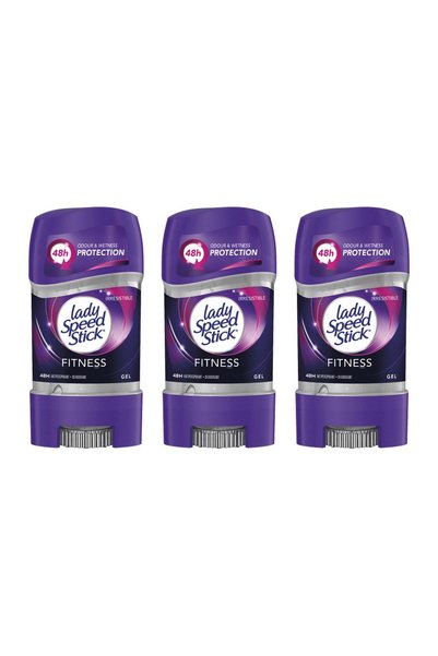 Lady Speed 3x PACK ANTIPERSPIRANT STICK 65G GEL FITNESS