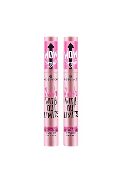Essence 2x PACK lash WITHOUT LIMITS EXTREME LENGTHENING &amp; VOLUME MASCARA ...
