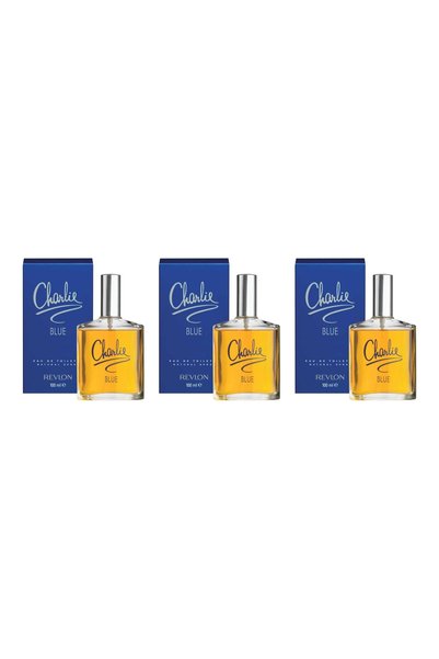 Charlie 3x Πακέτο Μπλε Edt 100 ml Γυναικείο Άρωμα 5000386004628
