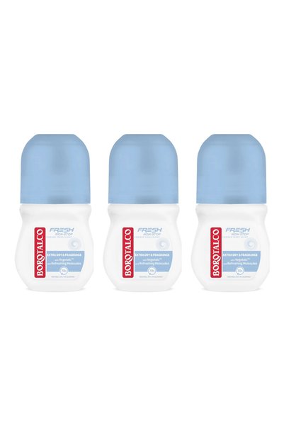 Borotalco 3x PACK Roll-on Fresh Blue 50ml