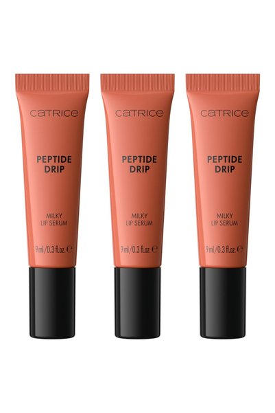 Catrice 3x PACK Drip Milky C020 Lip Serum with Peptides – Feelin' Peachy,