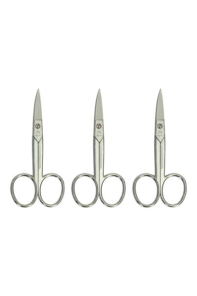 Alpen 3x PACK Nail Scissors with Curved Blade 1110 35
