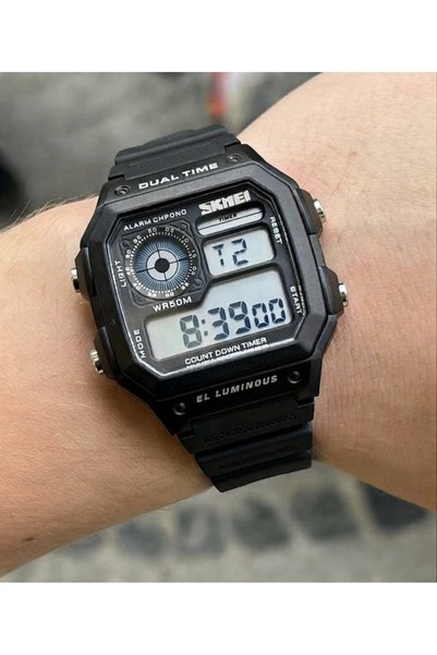 Skmei Black Digital Classy Men's Wristwatch