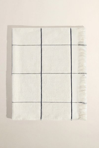 LEFTIES KADIN Kareli banyo paspası 70 x 50 cm