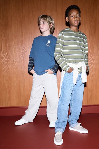 LEFTIES ERKEK ÇOCUK Geniş paça jogger jean