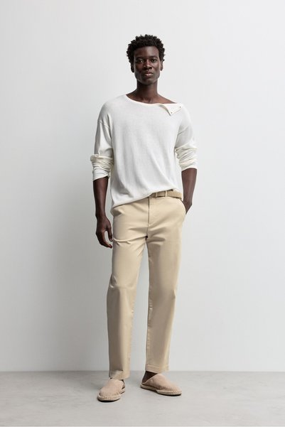 LEFTIES ERKEK Slim fit chino pantolon