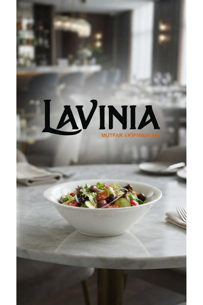 Bonna Porcelain Gourmet Bowl 20 cm 900 Cc-Salad Bowl-Single