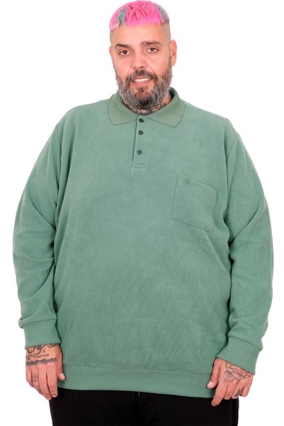 ModeXL قميص بولو رياضي للرجال من Mode XL مع جيوب Selanik Basic 20441 Çağla