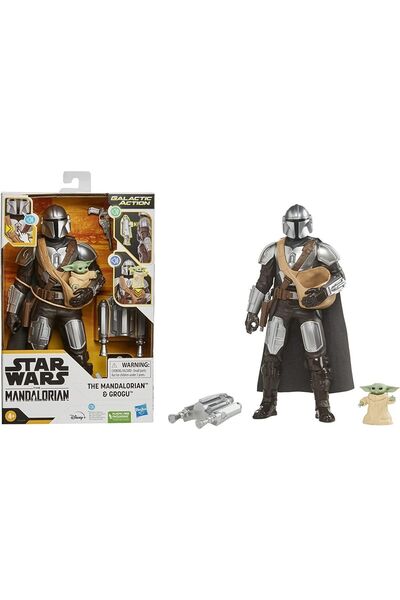 Star Wars The Mandalorian & Grogu Galactic Action Interaktif Elektronik 30 Cm...