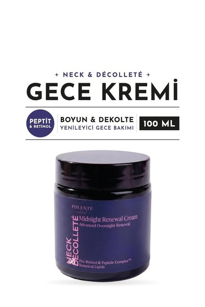 Polente Natural Neck & Décolleté Midnight Renewal Cream - Neck & Décolleté Re...