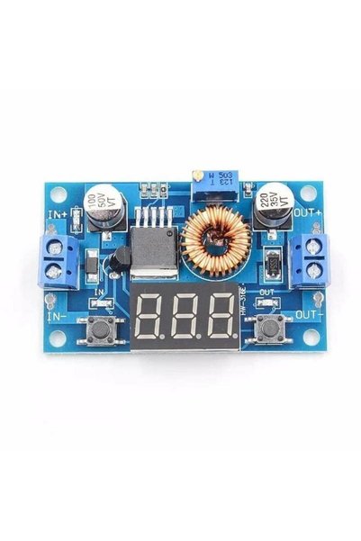 SANEC XL4015 Dijital Ekranlı DC-DC Ayarlanabilir Gerilim Düşürücü - Voltmetre