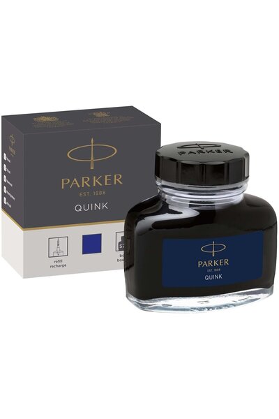 Parker خرطوشة قلم حبر كوينك، أزرق، علبة تحتوي على 5 قطع