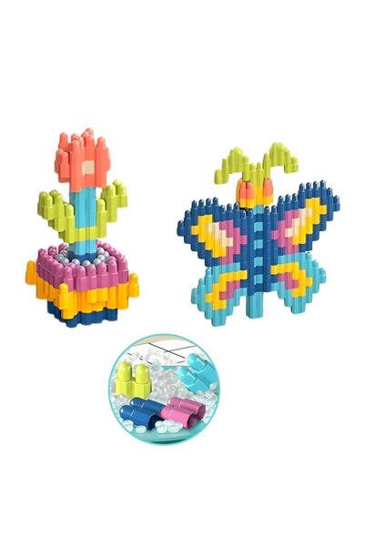 PlayZen Constructo Building Toy, Colorful Design and Construction Set, 100 Pi...