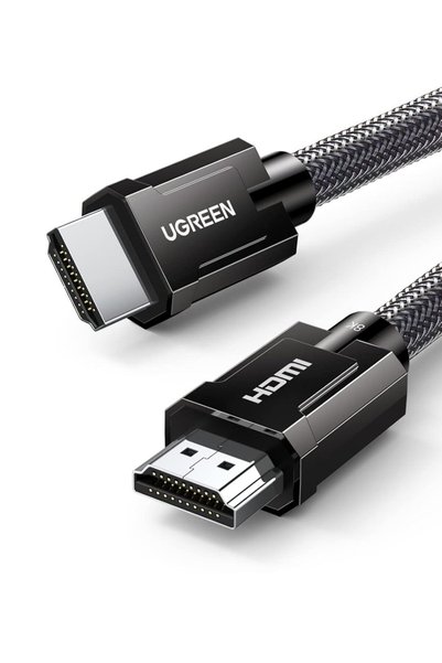 Ugreen 8K HDMI 2.1 Kablo desteği HDR10, eARC, PS5 için 3D, S, Monitör vb (1m), Gri