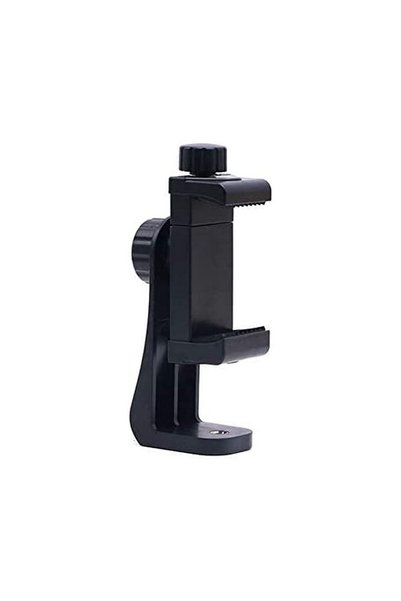 Ayex Tripod, Monopod Vb. 1/4 İnç Vidalı Sabitleyiciler için Telefon Tutucu