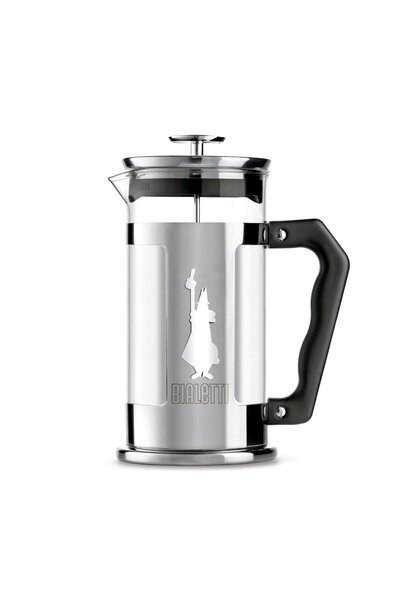 Bialetti - Preziosa French Press: Yaklaşık 1L kapasiteli kahve hazırlayıcı - 18/10 Paslanmaz Çelik G