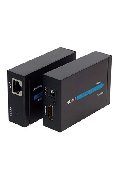 Monte Lua Hdmi Görüntü Aktarma, HDMI TO CAT5/CAT6, 60 Metre, Adaptörlü, Extender,