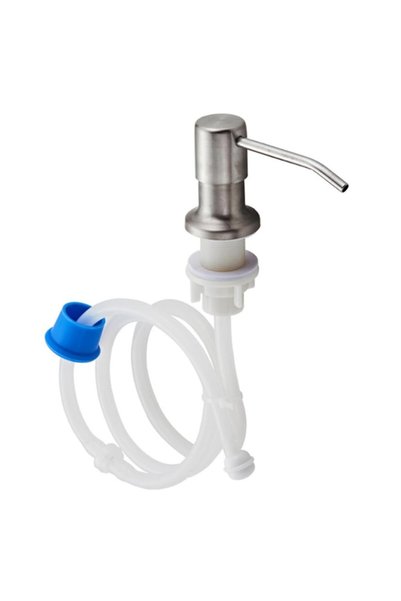 GüncelÇarşı Stainless Steel Liquid Soap Dispenser Pump for Under-Counter Sink...