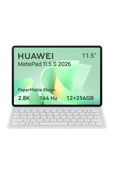 Huawei MatePad 11.5 S 2026 Yeni Tablet, 2.8K 144 Hz Ultra Net PaperMatte Ekra...