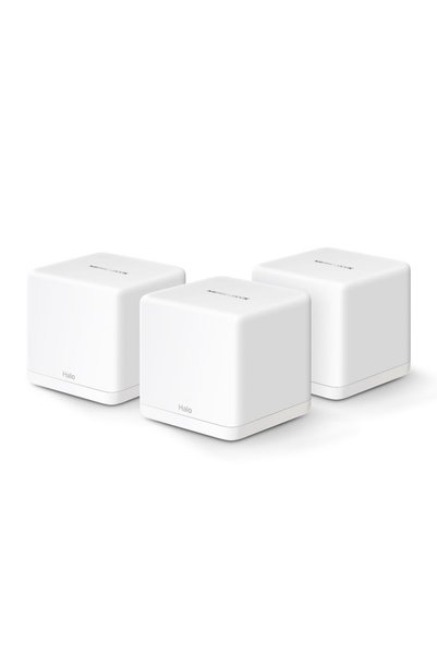 Mercusys Halo H60X 3-pack, AX1500Mbps, Dual-Band, Gigabit Portları, 100'e Kadar Cihaz Bağlanabilir,