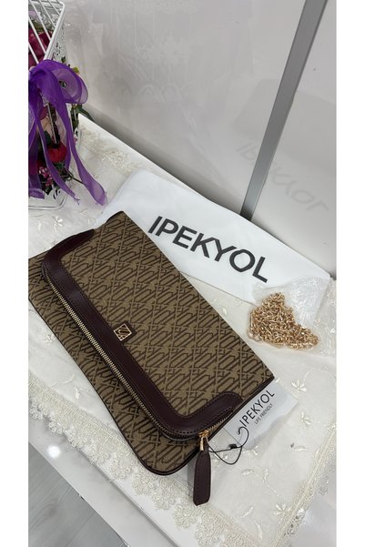DENİZ Modern Trend Çıtçıtlı Kısa Uzun Askılı Clutch