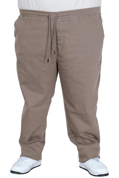 ModeXL Pantaloni jogger din gabardină pentru bărbați, mărime mare, Mode XL, c...