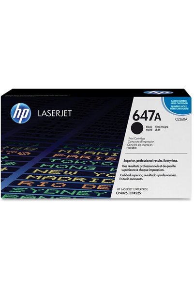 HP CARTUS TONER NEGRU NR.647A CE260A 8,5K ORIGINAL LASERJET CP4025N