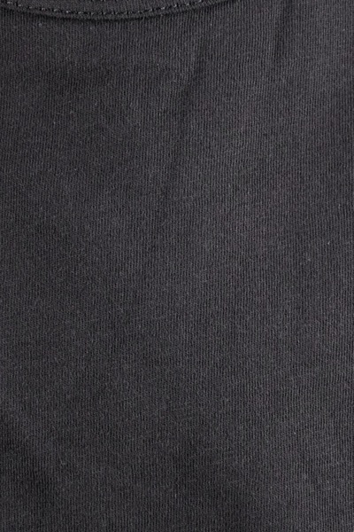 ModeXL Mode XL Battal Beden Erkek Kolsuz Tshirt Düz 20003 Siyah
