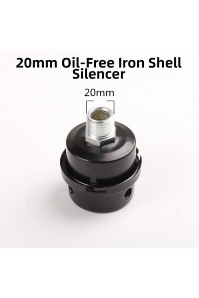 Choice4 Iron 20mm 1pcs Plastic Air Compressor Muffler 12.5mm/ 16mm/ 20mm Oil-...