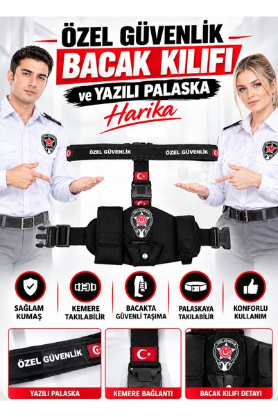 aldatmaz askeri malzeme Özel Güvenlik Gorevlisi Bacak Kılıfı Ve Palaska Satın...