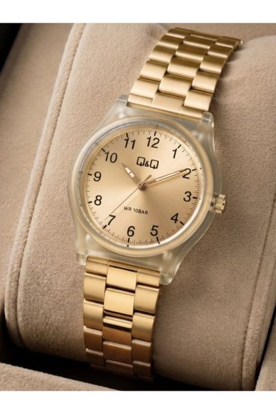 Q&Q Men's Metal Band Wristwatch