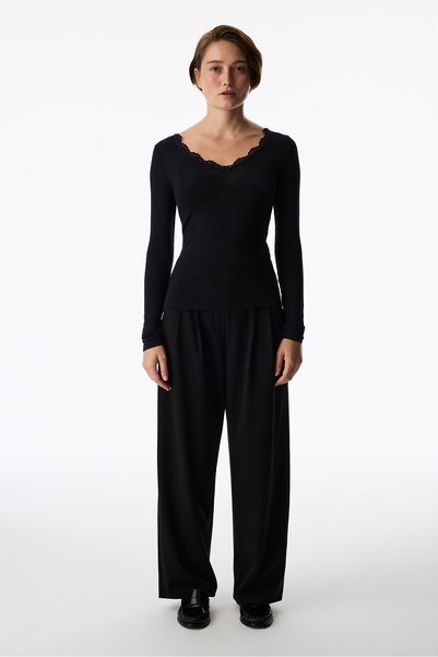 Penti Siyah Daily Chic Yüksek Bel Pantolon