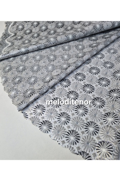 Generic Brand Transparent Coating Daisy Embroidery Lace Motif Erasable Non-Sl...