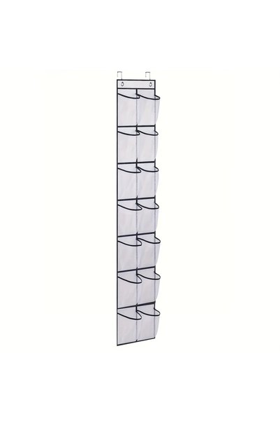 Choice1 white 14grids 40/24/14 Grid Wall-Mounted Shoe Organiser Fabric Closet...