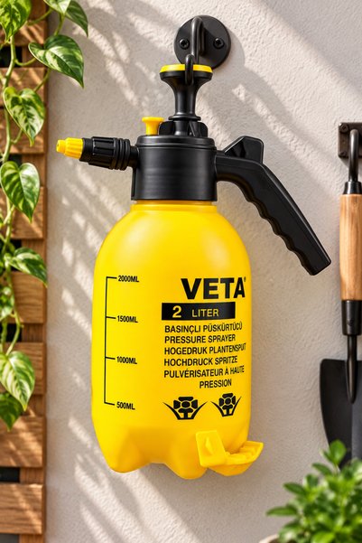ÖZTEK YAPI 2 Litre Basınçlı İlaçlama Pompası – Manuel Bahçe ve Bitki Püskürtücü