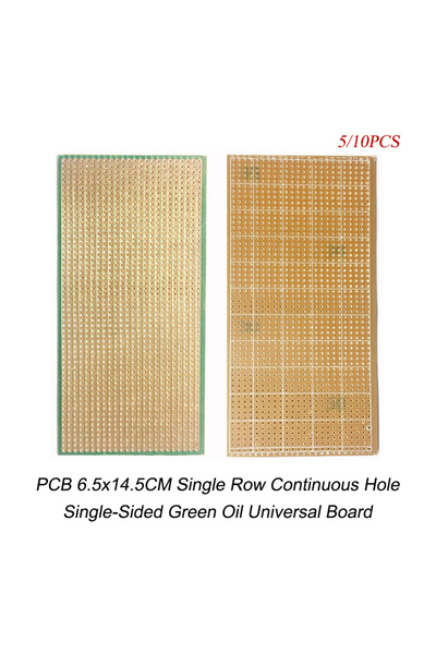 Choice 5PCS 5/10PCS PCB 6.5x14.5CM Stripboard Platine Single-Sided Circuit Bo...