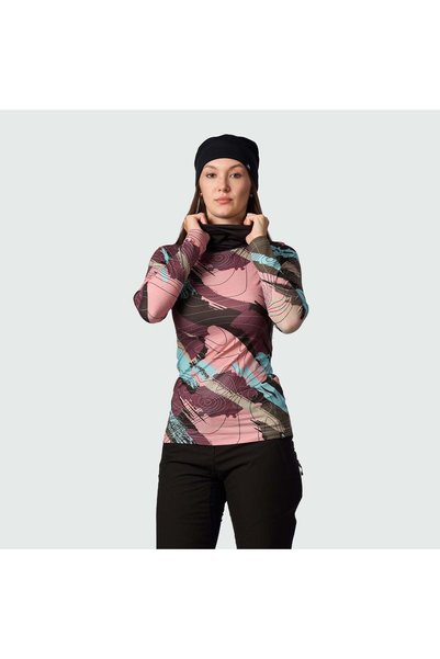 NORTHFINDER Tricou cu uscare rapidă de schi de tură pentru femei KRALOVA2, Mu...