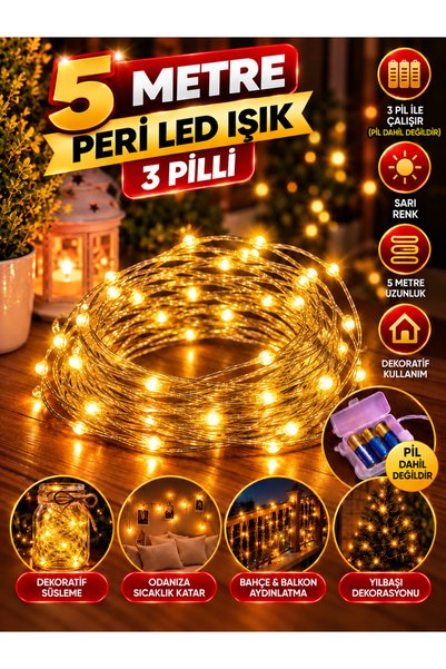 KAYAX Ac-kapa 5 metri LED zână lumină de zi