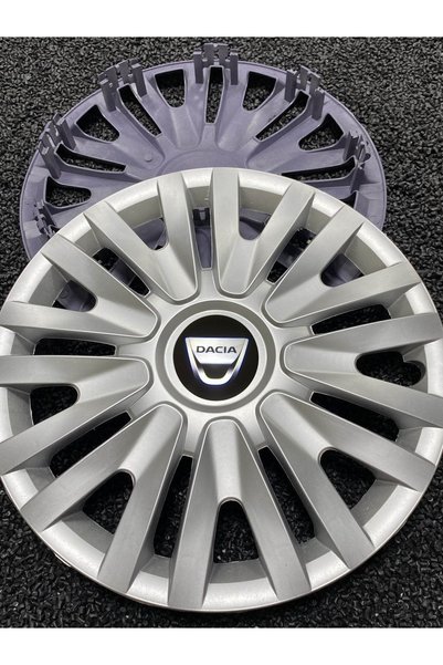 YILAPJANT Dacia 15" Inç Uyumlu  Inç Kırılmaz Jant Kapağı 4 Adet