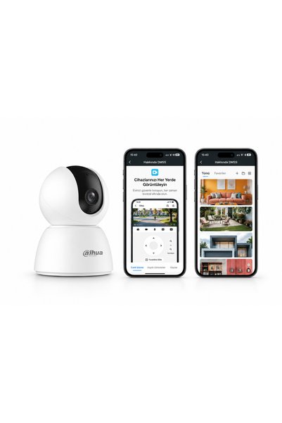DAHUA Hero H3I Indoor – 3MP , 360° Dönebilen, Gece Görüşlü, Hareket Takipli Wi-Fi Güvenlik Kamerası