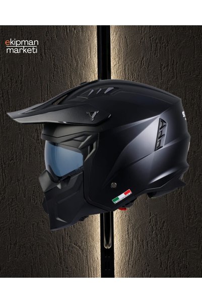 Sway SEUL Matt Black Modüler Kask