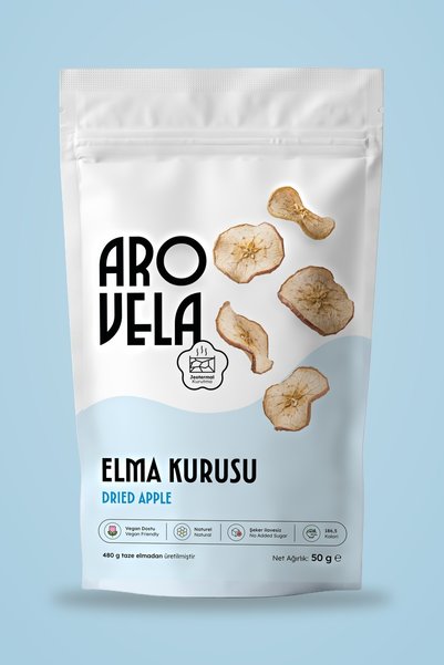 Arovela Geothermal Dried Apple 50 g - Sliced Apple Chips